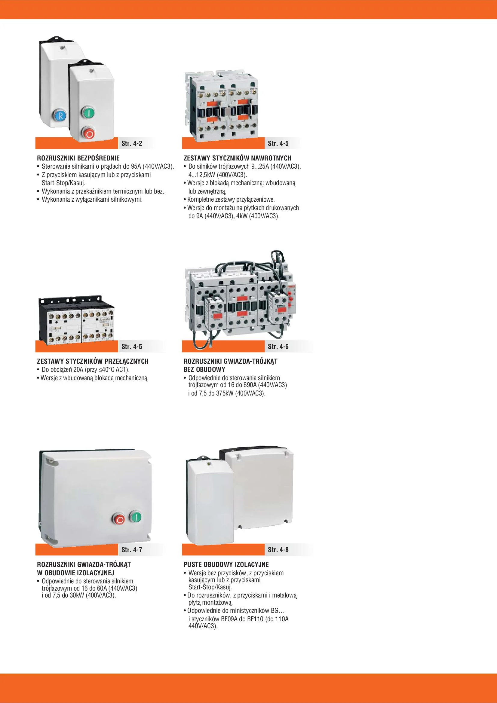LOVA_Catalog_Rozruszniki elektromechaniczne i obudowy